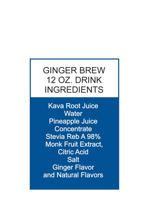 GINGER BREW Kava Drink 6 Pack - Image 3